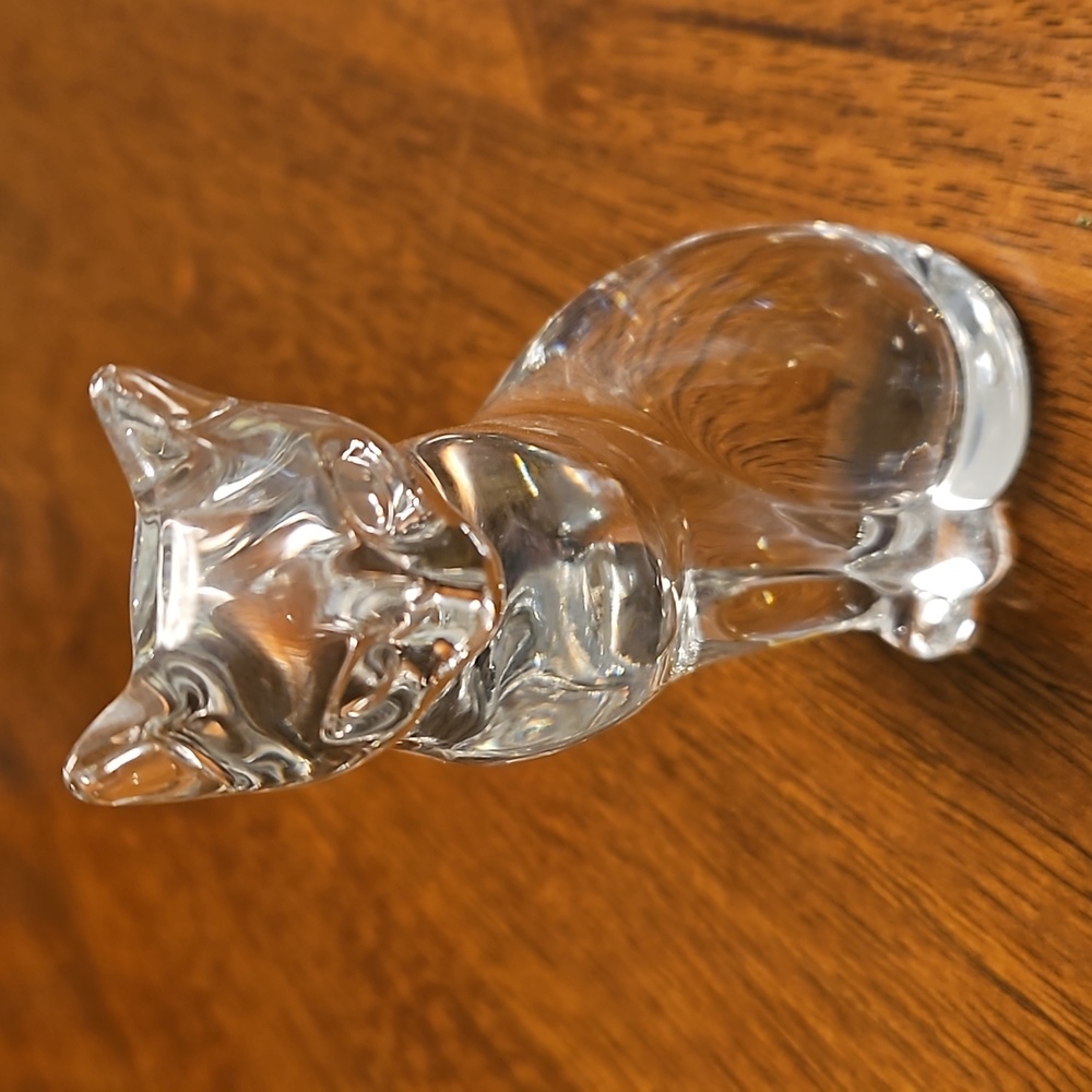 1993 Lenox crystal cat figurine